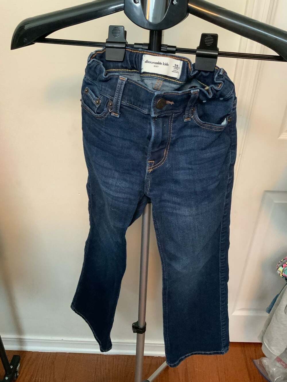 Abercrombie Kids Boot Jeans Girls Size 5/6 Long Blue Denim